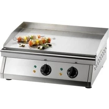 Afbeelding van Bakplaat RVS glad 6kW (H)24,5x(B)60x(D)50