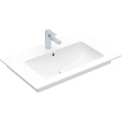 Afbeelding van Villeroy &amp; Boch Venticello meubelwastafel wit (80 x 50 cm) 1 kraangat,