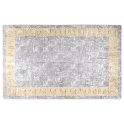Afbeelding van Vloerkleed wasbaar anti slip 160x230 cm grijs