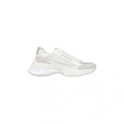 Afbeelding van Pinko Ariel Sneakers laag, Dames, Maat: 40, White/silver Leer/ synthetisch