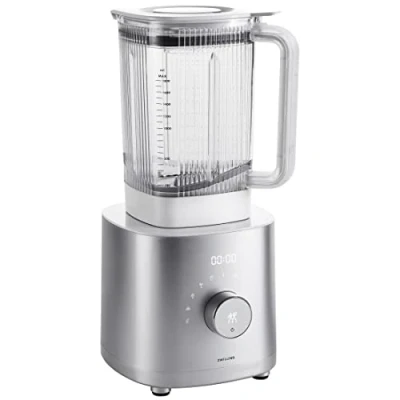 Image de Blender Zwilling Enfinigy 67A91 1.8L 220V 1600W 32000RPM 6 Programmes 12 Réglages de Vitesse Double Lame Affichage LCD Argent