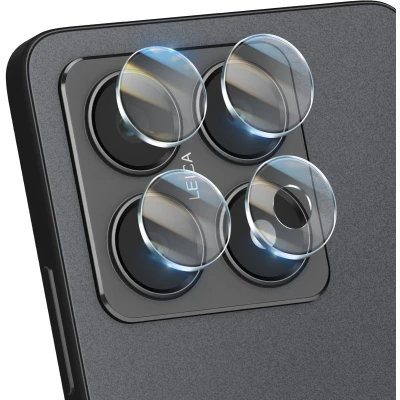 Afbeelding van 3mk, Camera Beschermer voor Xiaomi 14T Hybride Glas Set van 4, Transparant