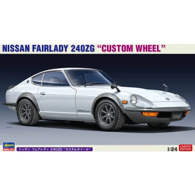 Afbeelding van 1:24 Hasegawa 20618 Nissan Fairlady 240ZG Custom Wheel Plastic Modelbouwpakket