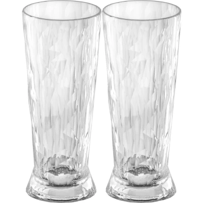 Afbeelding van Koziol Bierglazen onbreekbaar Superglas 300 ml 2 Stuks