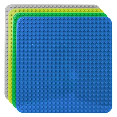 Afbeelding van Celawork grote bouwplaat compatibel met Duplo platen, bodemplaat, 38 x cm, bordenset voor creatief spel, educatief speelgoed