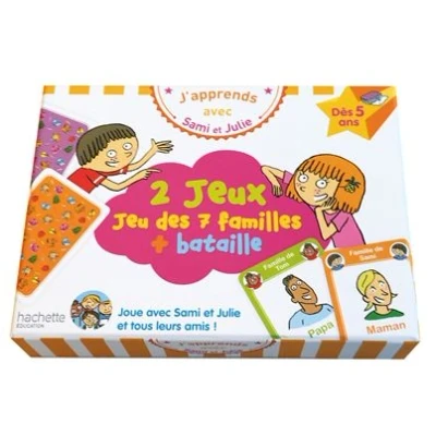 Image de J&#039;apprends avec Sami et Julie : Jeu des 7 familles + bataille