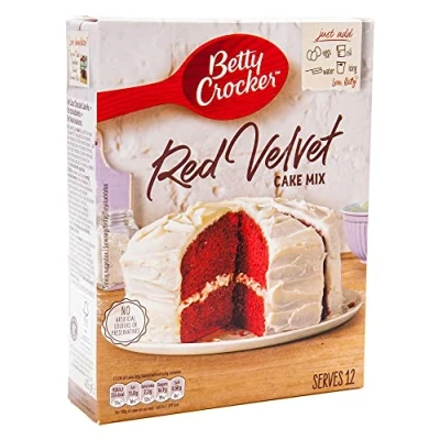 Afbeelding van Betty Crocker Red Velvet Cake Mix 450 g bakmix