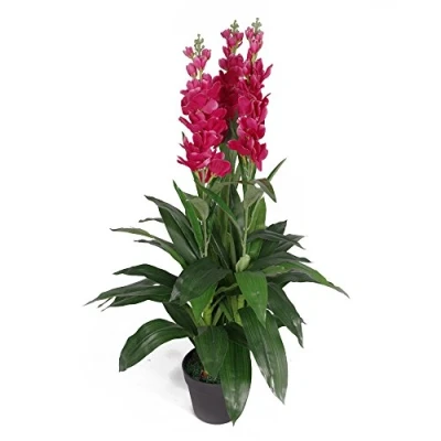 Afbeelding van LEAF 7076 Orchidee Cymbidium Kunstmatige Plastic Pot XL 90 cm Zwart