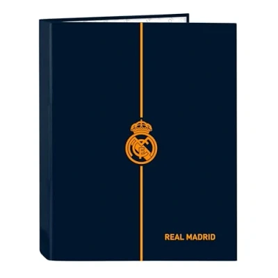 Afbeelding van Ringmap Real Madrid C.F. 2nd Kit 24/25 Marineblauw A4 26.5 x 33 4 cm