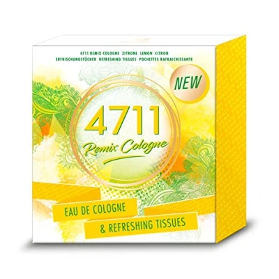 Afbeelding van 4711 Remix Lemon Eau De Cologne &amp; Refreshing Tissues