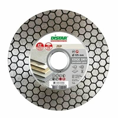 Afbeelding van Diamantschijf 125 mm tegels , 2 in 1 ,slijpen en snijden beste schijf om hoeken (45 Makkelijk!)