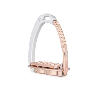 Image de Tech Stirrups Étrier Venice Plus EVO Argent/Rose Or Adult