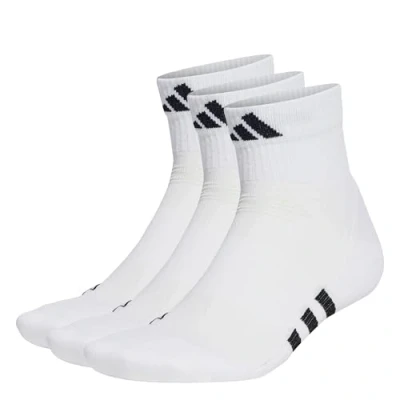 Afbeelding van adidas Performance Gevoerde Mid Cut Sokken 3 Paar Unisex Wit 34 36