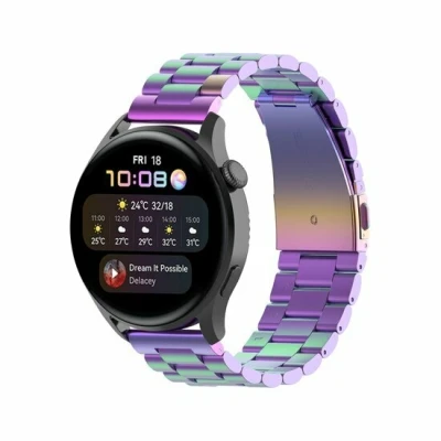 Afbeelding van Garmin Venu 2 &amp; 3 Stalen schakelband Multicolor