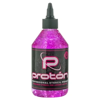 Afbeelding van Proton Professionele Primer roze sjabloon 250 ml / 8,5 oz extreme fixatie van Tattoo sjablonen. stencil