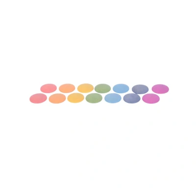 Afbeelding van TickiT Houten regenboogschijven