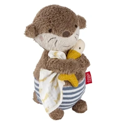 Afbeelding van Fehn Baddier Otter Badspeelgoed van drijvende stof voor afwisseling plezier en badplezier waterspeelgoed baby&#039;s kinderen vanaf 0 maanden
