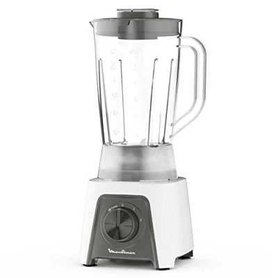 Afbeelding van Moulinex LM2C01, Blender voor op aanrecht, 1,5 l, Pulse function, IJs crusher, 450 W, Wit