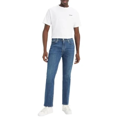 Afbeelding van Levi&#039;s heren 511 slim fit jeans met medium wassing stretch in de kleur Denim, maat: W32/L34