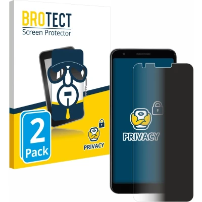 Afbeelding van BROTECT privacy screenprotector voor Google Pixel 3a Folie Beschermfolie Blauwlichtfilter (2 Stuks)