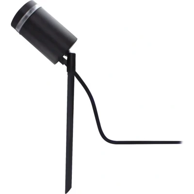 Afbeelding van Integral buiten prikspot staal zwart IP65 voor 1x GU10 LED lamp max. 5W (niet inbegrepen)