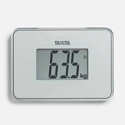 Afbeelding van TANITA HD 386 Wit Kleinste weegeschaal op de wereld tot 150 kg Ideaal voor reizen en kleine ruimtes