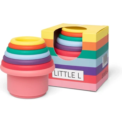 Afbeelding van Little L Stapel Bekers Levendige Kleuren