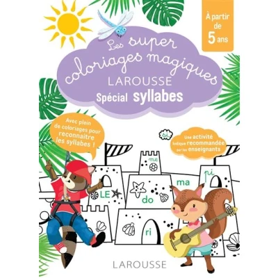 Image de les super coloriages magiques, spécial syllabes En route vers la lecture avec Loulous