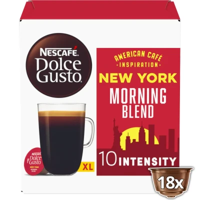Afbeelding van 3 stuks Dolce Gusto New York Morning Blend 18 Cups 390 g