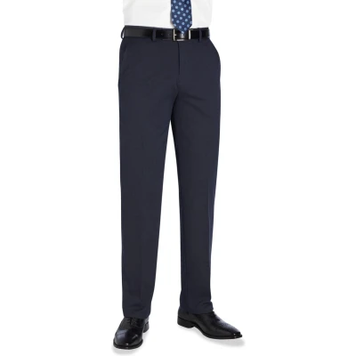 Afbeelding van Brook Taverner Phoenix trousers BT8755 Navy Pin Dot