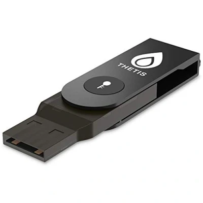 Afbeelding van FIDO2 veiligheidssleutel [opvouwbaar design] Thetis Universal Two Factor Authentication FIDO USB (type A) voor meerlaagse bescherming (HOTP) onder Windows/Linux/Mac OS, Gmail, Facebook, Dropbox