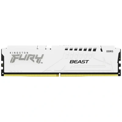 Afbeelding van Kingston D5 32GB 5200 36 Beest EXPO wh KFY AMD (1 x 32GB, 5200 MHz, DDR5 RAM, DIMM 288 pin), Wit