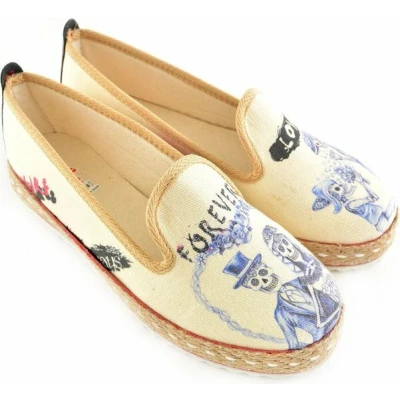 Afbeelding van GOBY Forever Love Ballerinas Sandalen Hoge kwaliteit Handmade Meisjesprint Maat 38