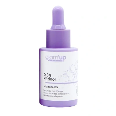 Afbeelding van Glam Up Paris anti aging gezichtsserum 0,3% retinol rimpel vitamine B5 voor dames en heren gladdere stralende huid K Beauty 30 ml