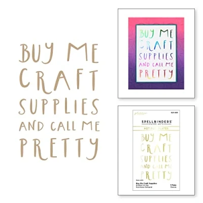 Afbeelding van Spellbinders Buy Me Craft Supplies Glimmer Hot Foil Plate (GLP 403) (DISCONTINUED)