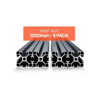 Image de VEVOR Profilés d&#039;Extrusion Aluminium 4040 Rail Linéaire Anodisé 1000 mm 4 PCS
