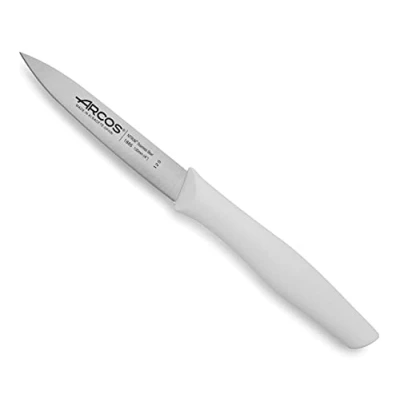 Afbeelding van Arcos Serie Nova Kantoormes Schilmes Lemmet van Nitrum Roestvrij Staal 100 mm Wit Polypropyleen Handvat