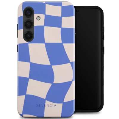 Afbeelding van Selencia Hoesje Geschikt voor Samsung Galaxy S24 Plus Vivid Backcover Groovy Sapphire Blue