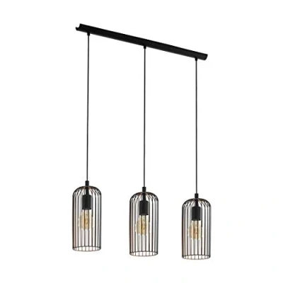 Afbeelding van EGLO Roccamena Hanglamp E27 73 cm Zwart/Koper