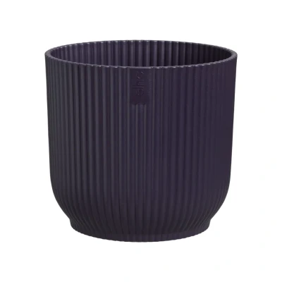 Afbeelding van Elho The Winery Collection 16 Bloempot voor Binnen 100% Gerecycled Plastic Ø 16.1 x H 14.8 cm Donkerpaars