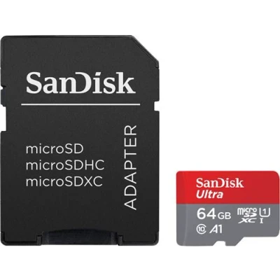 Image de Sandisk Microsdxc Ultra+ 64gb V3