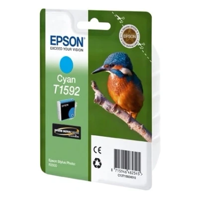 Image de Cartouche d&#039;encre Epson T1592 Martin Pêcheur Cyan UltraChrome Optimiseur de couleur
