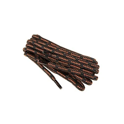 Afbeelding van WorkerWalker Pro veters, ronde veters voor werk en veiligheidsschoenen, robuust weefsel, verschillende kleuren lengtes beschikbaar, gemaakt in Europa door professionals, 1 paar, 9176 Zwart met