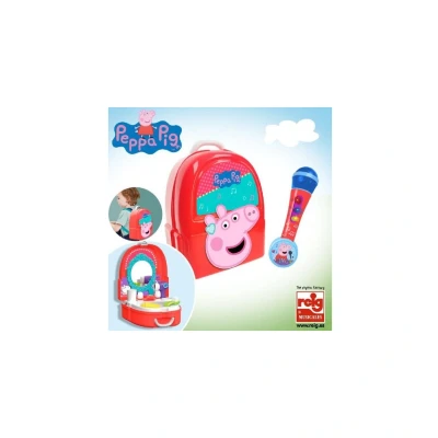 Afbeelding van Peppa Pig Microfoon met Visagie Beautycase 8411865023196