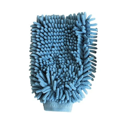 Afbeelding van Kerbl Poetshandschoen microvezel royal blauw 20x15cm