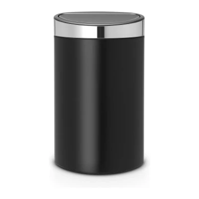 Afbeelding van Brabantia Touch Bin 40 liter mat/zwart