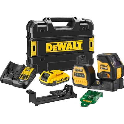 Afbeelding van DeWALT DCE088D1G18 Kruislijnlaser Groen 12V/18V 2.0Ah in TSTAK koffer