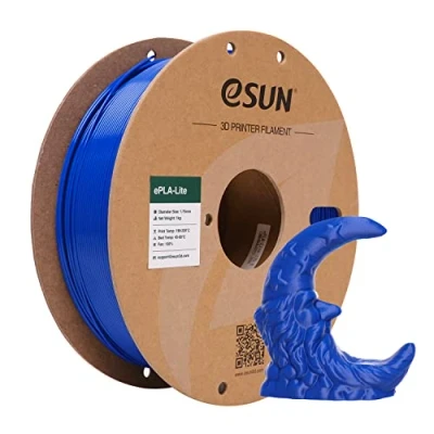 Afbeelding van eSUN PLA Lite filament 1,75 mm, gewijzigd, 3D printer, filament, nauwkeurigheid +/ 0,03 spoel van 1 kg printerfilament voor printers, blauw
