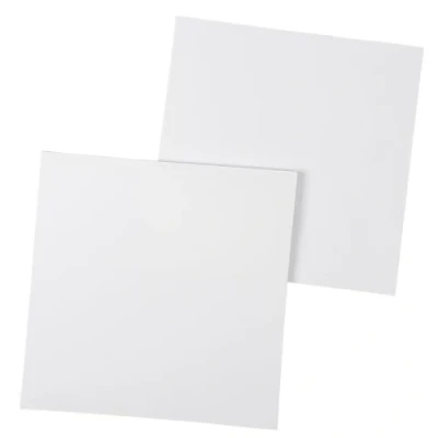 Afbeelding van Ideen mit Herz Set van 2 canvas op MDF lijst spieraam Kunstenaarsdoek Om te schilderen met acryl of olieverf 390 g/m² (40 cm x 40 cm)
