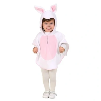 Afbeelding van Widmann Haas &amp; Konijn Kostuum Hop Mini Konijntje Kind Roze, Wit / Beige Maat 110 Carnavalskleding Verkleedkleding